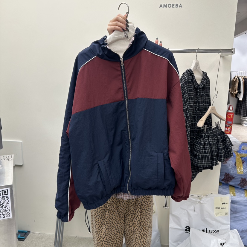AMOEBA東大門㊣直郵女士新品時尚推薦25秋冬真品夾克里外穿AMOEBA夾克
