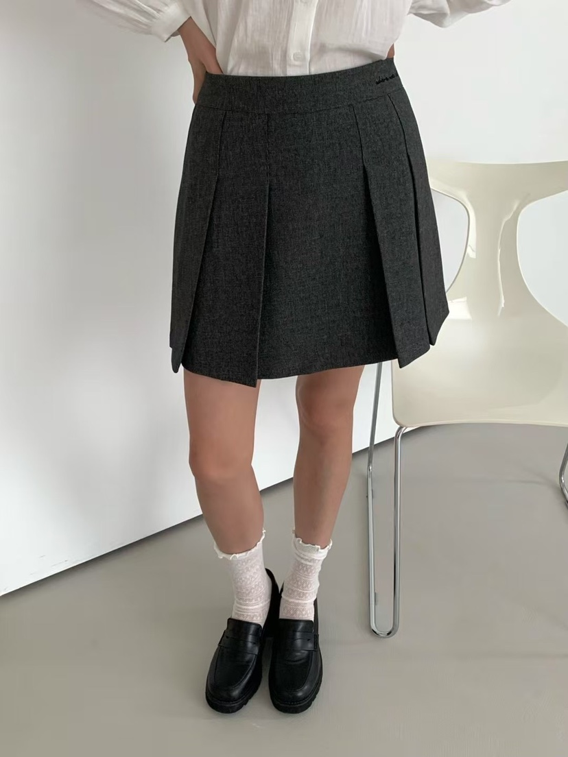 ANOU東大門㊣實拍女裝新款真品推薦休閑職業25秋冬時尚短裙ANOU短裙