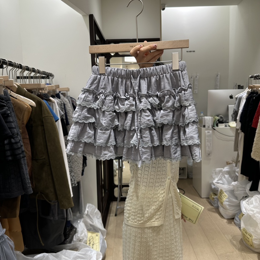 THEMORYPARK東大門㊣實拍女裝新品25秋冬熱賣推薦人氣真品短裙THE MORY PARK短裙圖色2