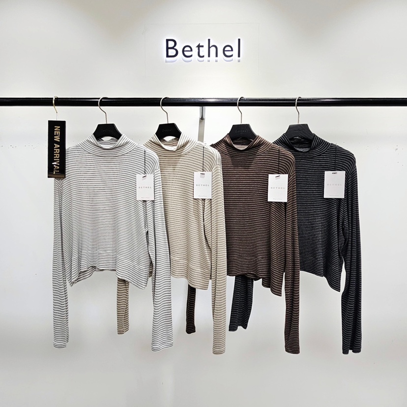 BETHEL東大門㊣實拍女士新品熱賣職業人氣時尚真品休閑長袖T恤BETHEL長袖T恤