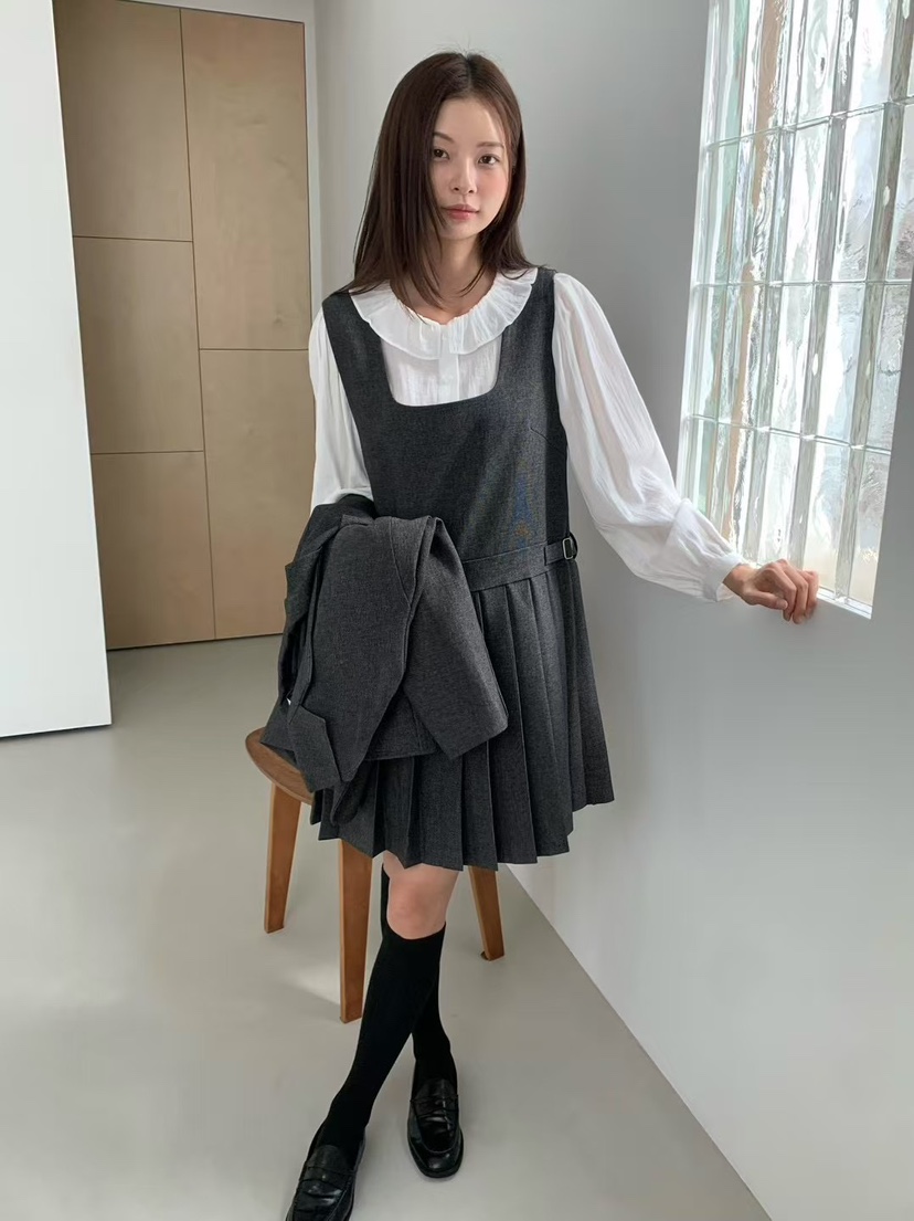 ANOU東大門㊣直郵女士新款時尚25秋冬推薦休閑熱賣職業連衣裙ANOU連衣裙