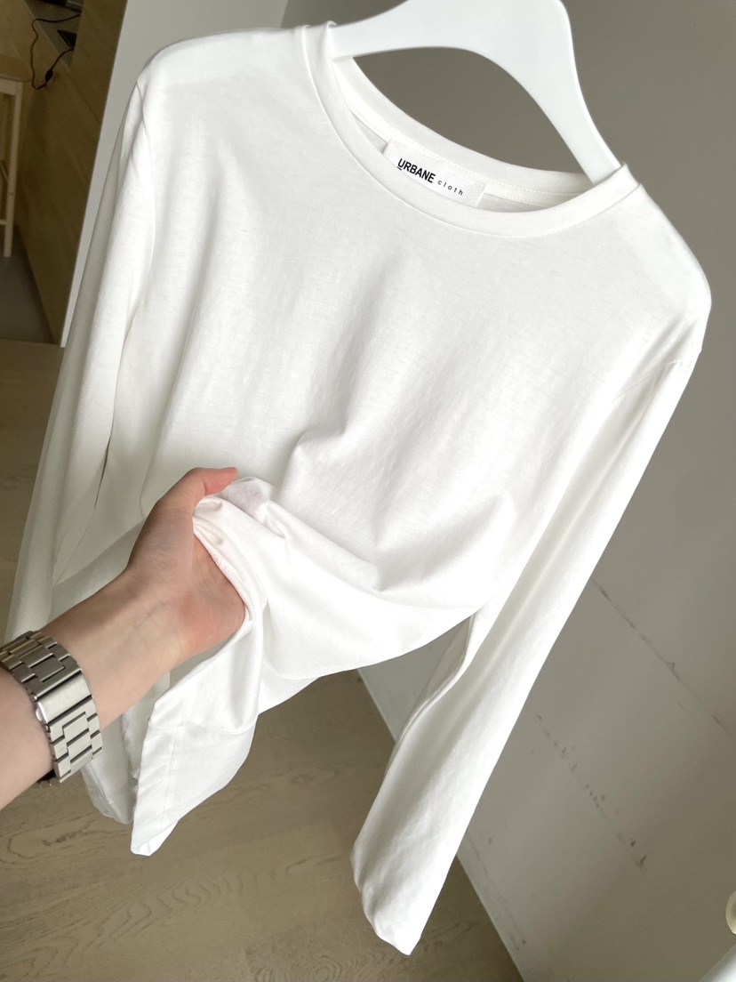 URBANE cloth東大門㊣直郵女士新品休閑真品時尚人氣長袖T恤URBANE cloth長袖T恤