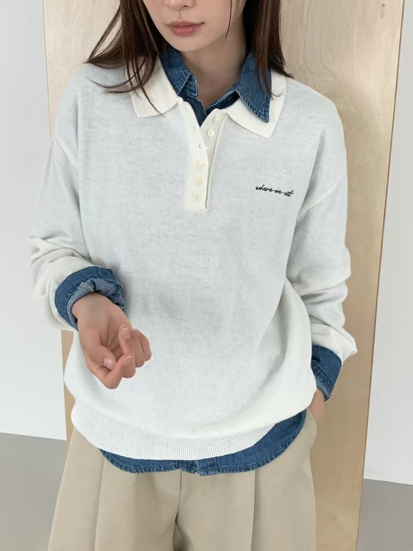 ANOU韓國直郵㊣女士新款25秋冬職業休閑熱賣推薦真品針織衫ANOU針織衫