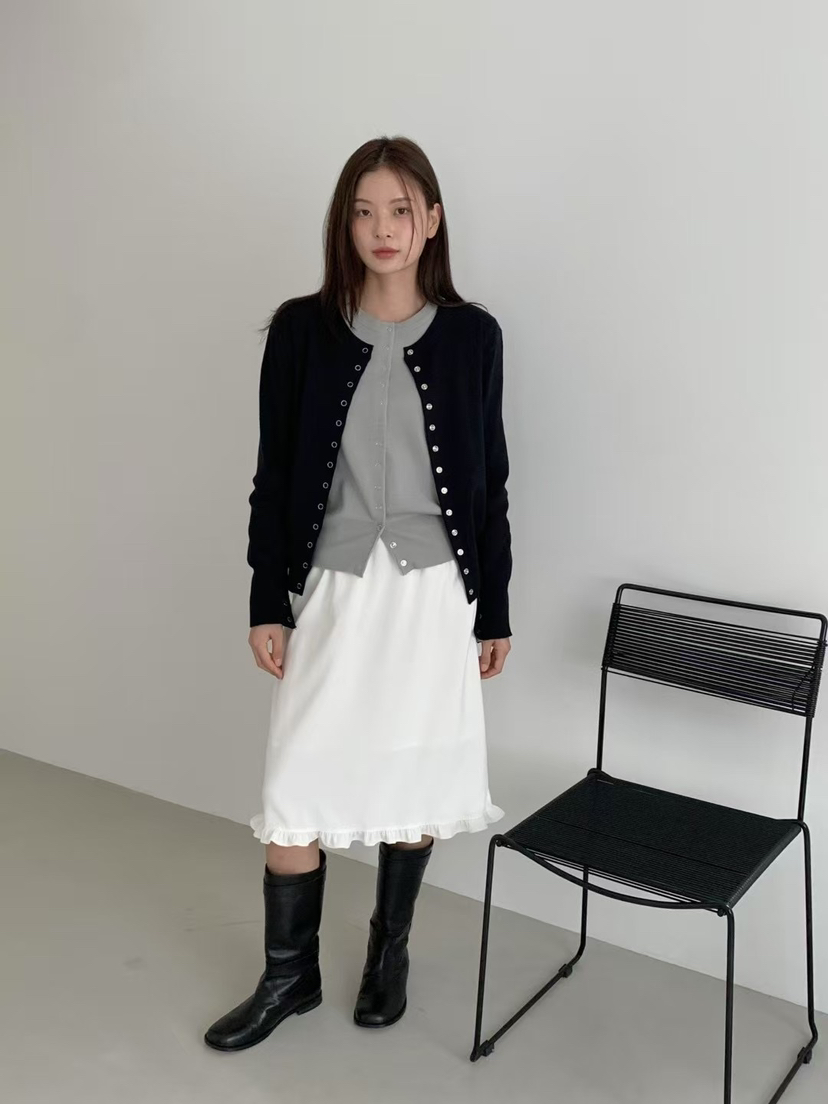 ANOU東大門㊣實拍女裝新品人氣真品休閑推薦25秋冬熱賣針織衫ANOU針織衫