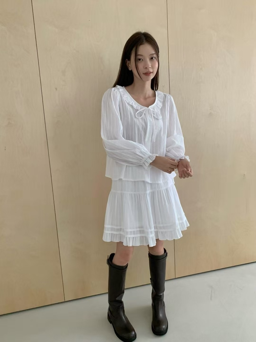 ANOU東大門㊣代購女裝新款熱賣時尚職業休閑人氣襯衫蕾絲衫ANOU襯衫/蕾絲衫