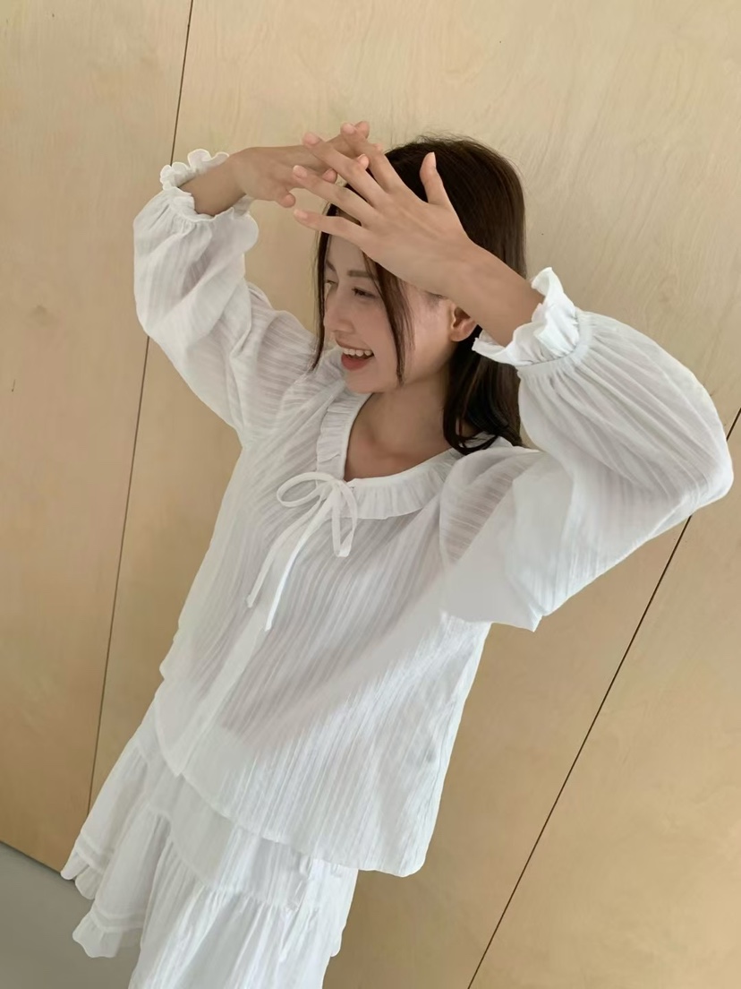 ANOU東大門㊣代購女裝新款熱賣時尚職業休閑人氣襯衫蕾絲衫ANOU襯衫/蕾絲衫