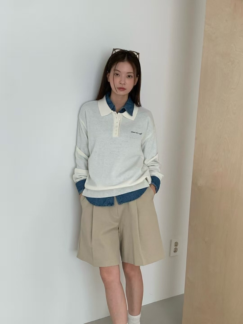 ANOU韓國代購㊣女裝新品熱賣職業時尚推薦25秋冬人氣真品短褲ANOU短褲