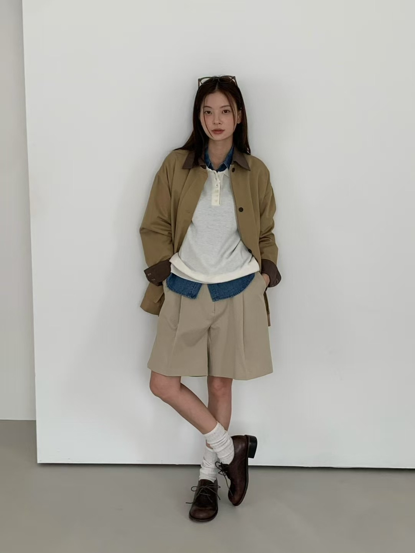 ANOU韓國代購㊣女裝新品熱賣職業時尚推薦25秋冬人氣真品短褲ANOU短褲