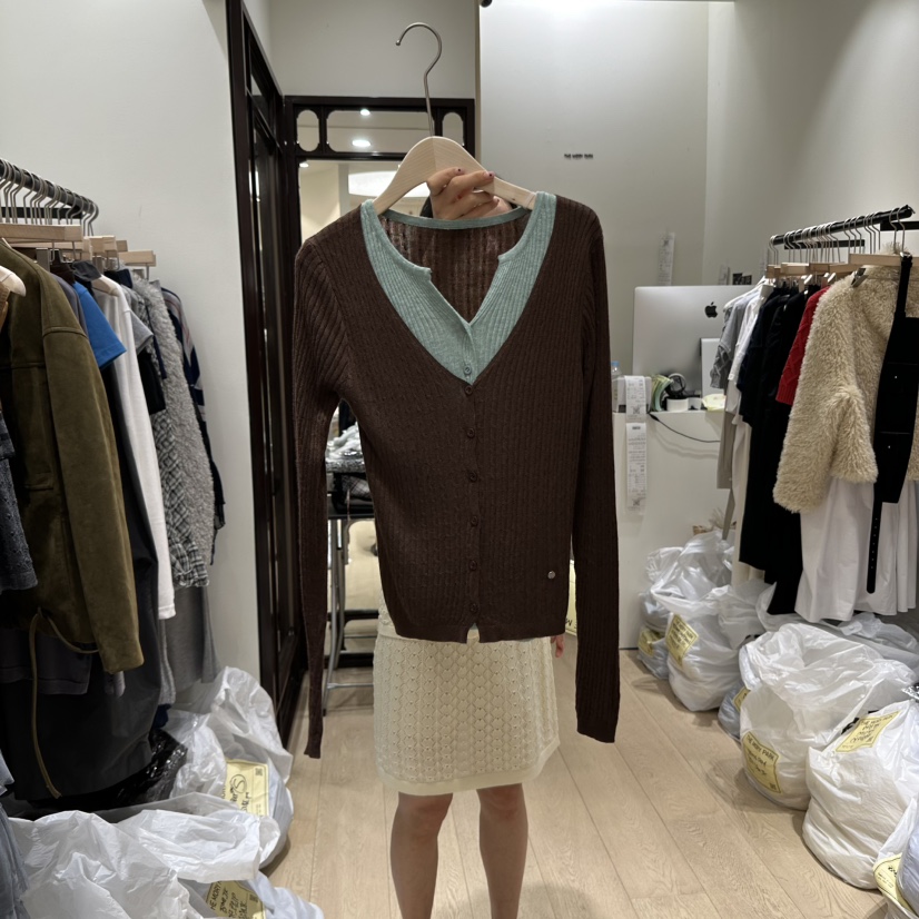 THEMORYPARK東大門㊣直郵女士新款職業休閑時尚25秋冬針織衫THE MORY PARK針織衫圖色2