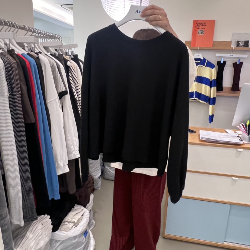 ARE東大門㊣代購女士新品25秋冬真品休閑推薦人氣時尚職業衛衣ARE YOU/ARE衛衣圖色2