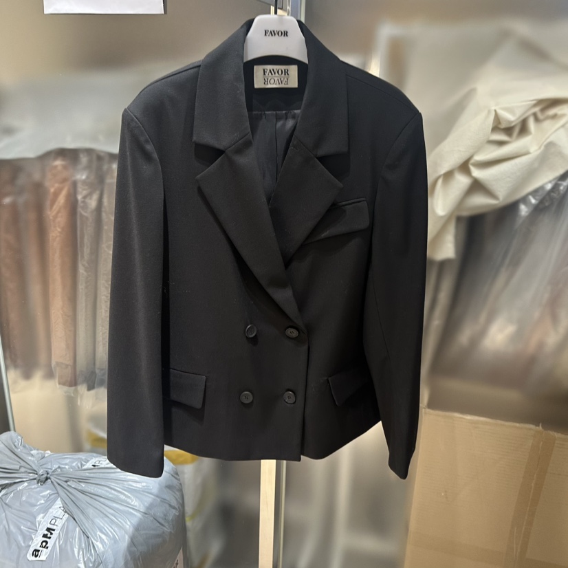 FAVOR-P東大門㊣實拍女士新品推薦人氣熱賣25秋冬真品夾克FAVOR夾克圖色2