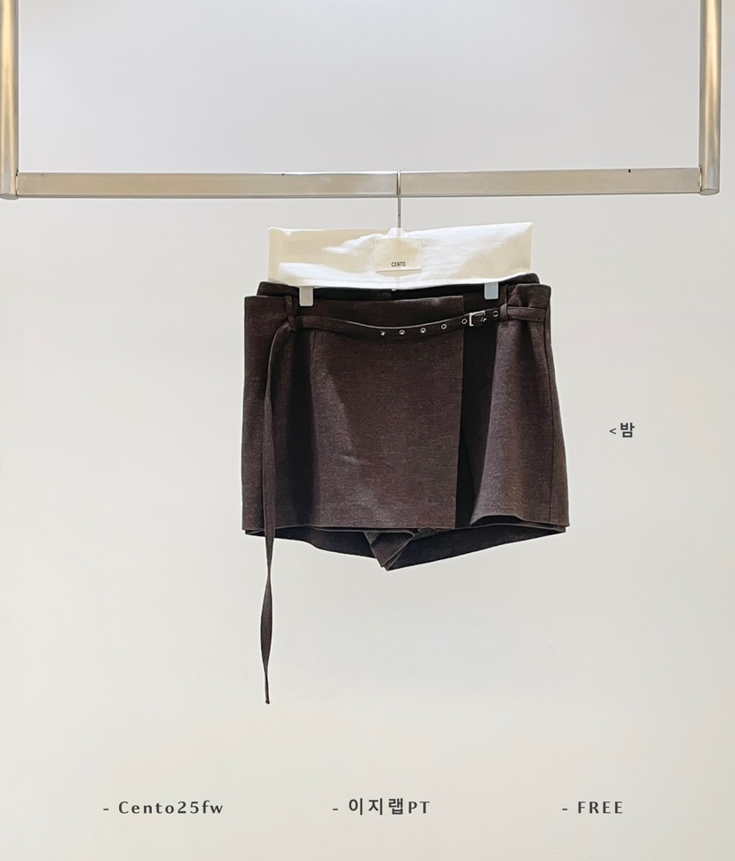 SETPLATZ東大門㊣代購女裝新款時尚人氣25秋冬職業真品裙褲PLATZCLASSIC裙褲圖色3
