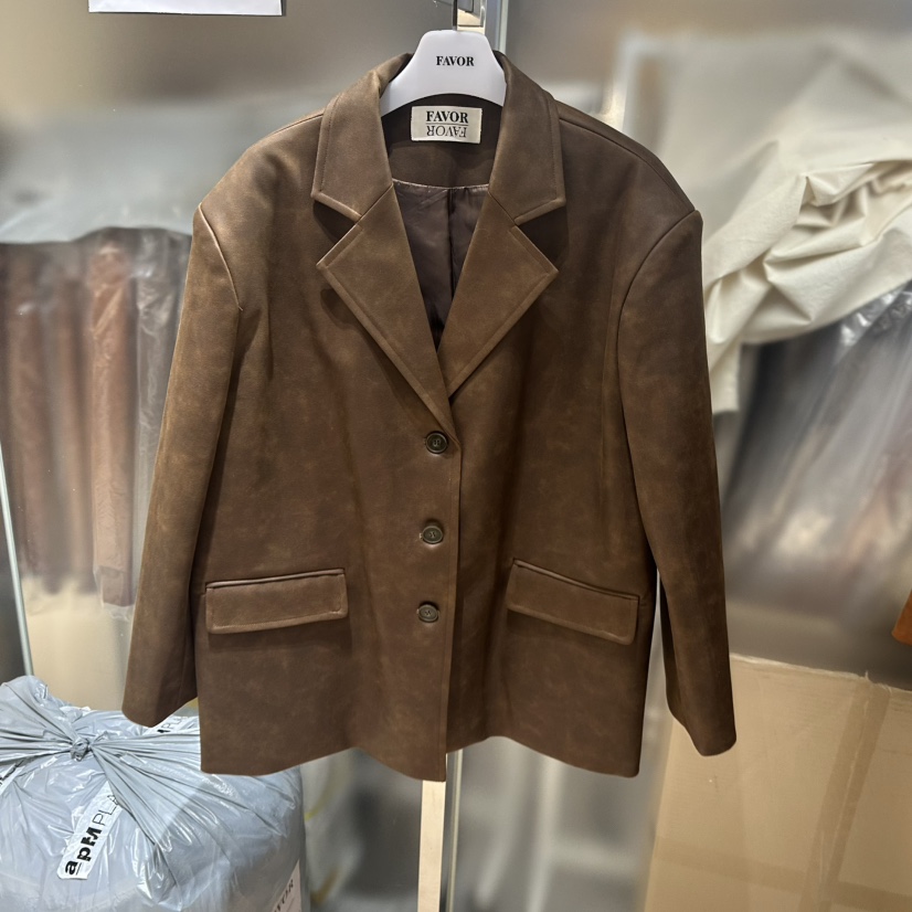 FAVOR-P東大門㊣直郵女裝新品熱賣時尚推薦25秋冬人氣夾克FAVOR夾克圖色2