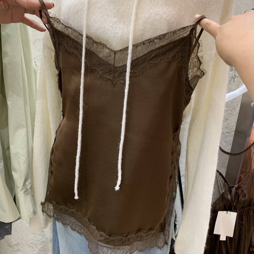 SOLD OUT東大門㊣代購女裝新品職業人氣休閑真品25秋冬吊帶背心SOLD OUT吊帶/背心圖色2