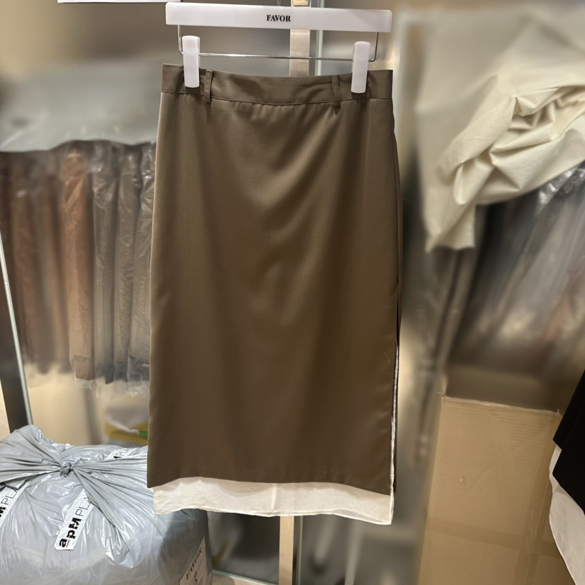 FAVOR-P東大門㊣直郵女裝新品推薦休閑真品職業25秋冬長裙FAVOR長裙圖色1