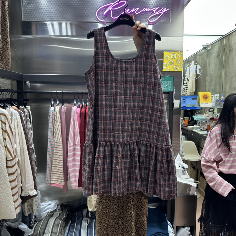 RUNWAY-런웨이東大門㊣直郵女士新品推薦25秋冬真品連衣裙RUNWAY連衣裙圖色1