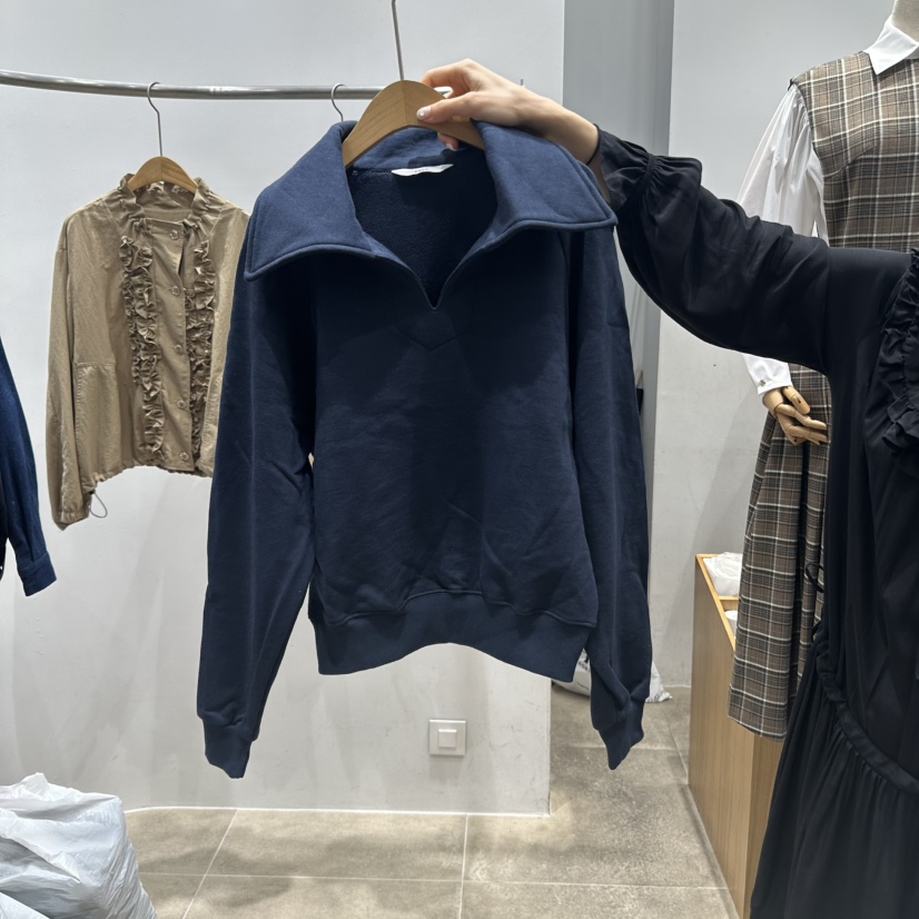 ENVY韓國代購㊣女士新款休閑時尚真品25秋冬人氣職業推薦衛衣ENVY衛衣圖色1