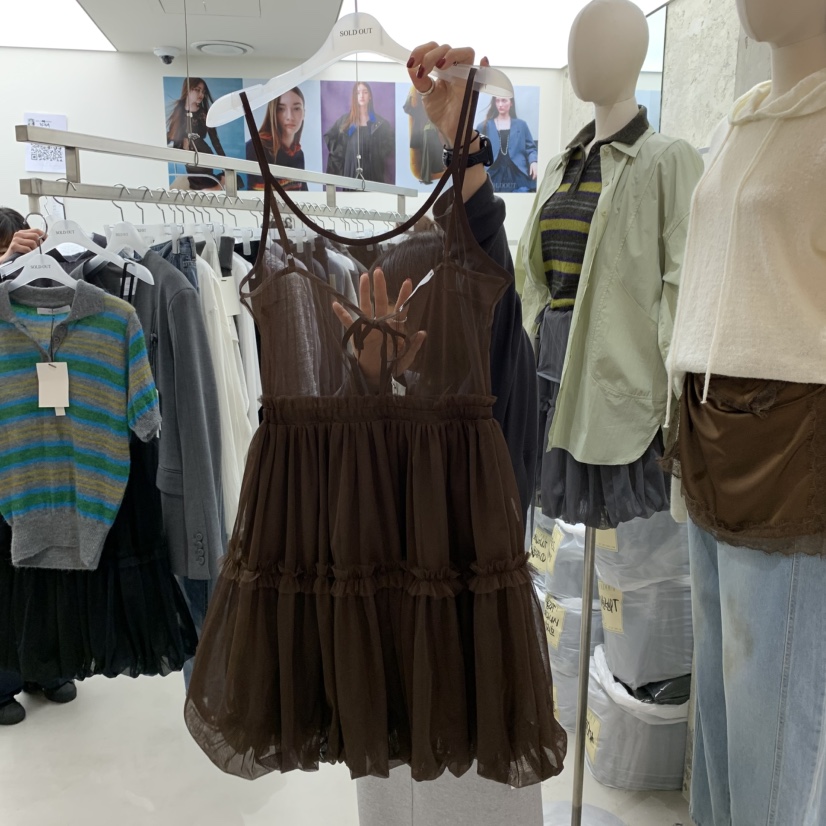 SOLD OUT東大門㊣直郵女士新款人氣休閑真品連衣裙不含內搭SOLD OUT連衣裙圖色2