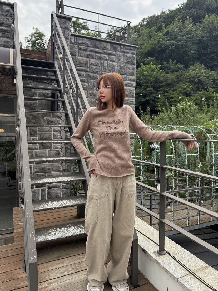 LUMIPLE東大門㊣實拍女裝新品推薦熱賣休閑時尚真品25秋冬休閑褲LUMIPLE休閑褲