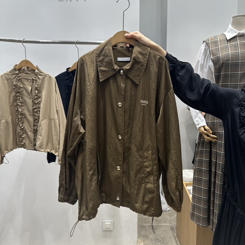 ENVY韓國直郵㊣女士新品推薦25秋冬熱賣休閑時尚真品人氣夾克ENVY夾克圖色1