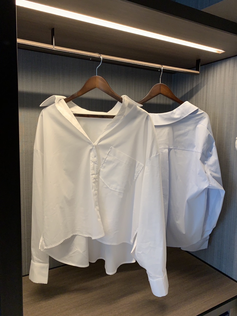 VIRKIN東大門㊣直郵女士新款熱賣真品人氣時尚襯衫蕾絲衫V領VIRKIN襯衫/蕾絲衫