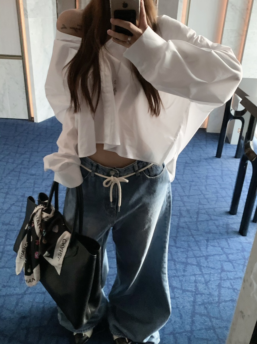 VIRKIN東大門㊣直郵女士新款熱賣真品人氣時尚襯衫蕾絲衫V領VIRKIN襯衫/蕾絲衫