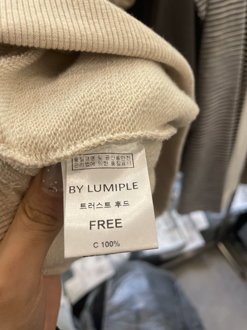 LUMIPLE東大門㊣直郵女士新款真品25秋冬推薦職業人氣熱賣衛衣LUMIPLE衛衣