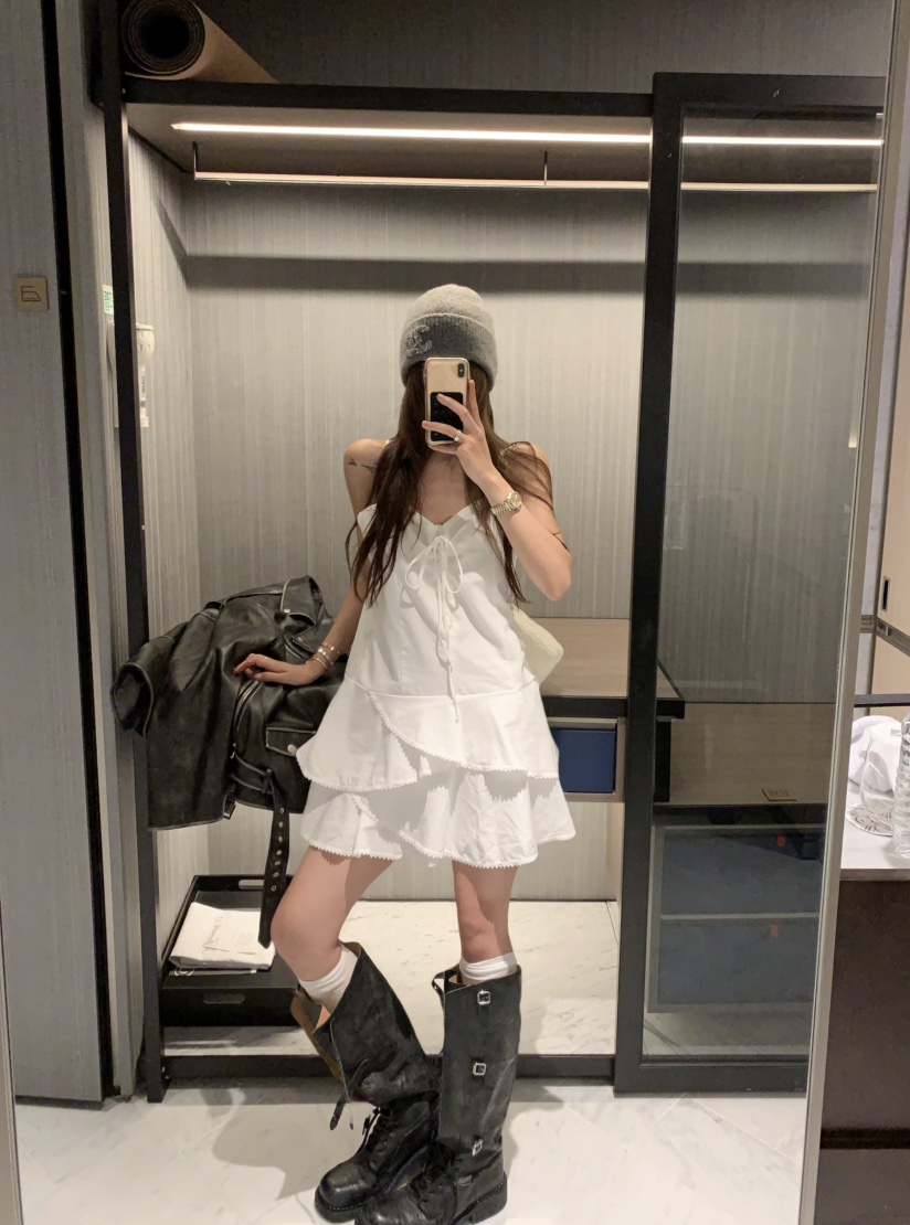 VIRKIN韓國代購㊣女士新款人氣推薦熱賣真品25秋冬時尚連衣裙VIRKIN連衣裙