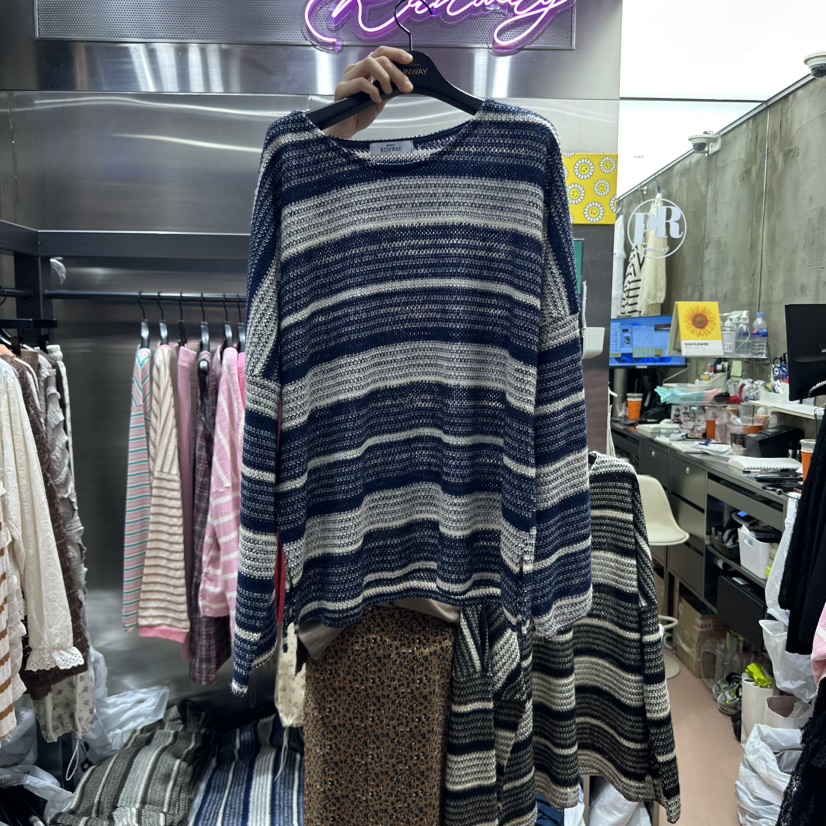 RUNWAY-런웨이韓國代購㊣女士新品熱賣推薦職業時尚針織衫RUNWAY針織衫圖色1