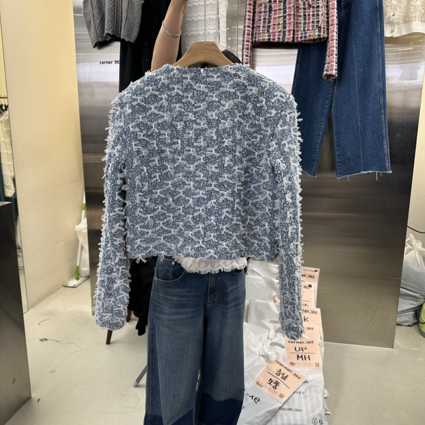 CORNER韓國代購㊣女裝新品真品25秋冬熱賣人氣休閑時尚夾克CORNER.302夾克