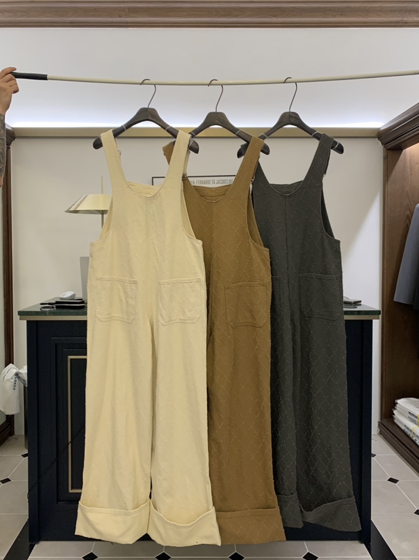 VIRKIN東大門㊣代購女裝新款時尚真品熱賣職業推薦25秋冬背帶褲VIRKIN背帶褲