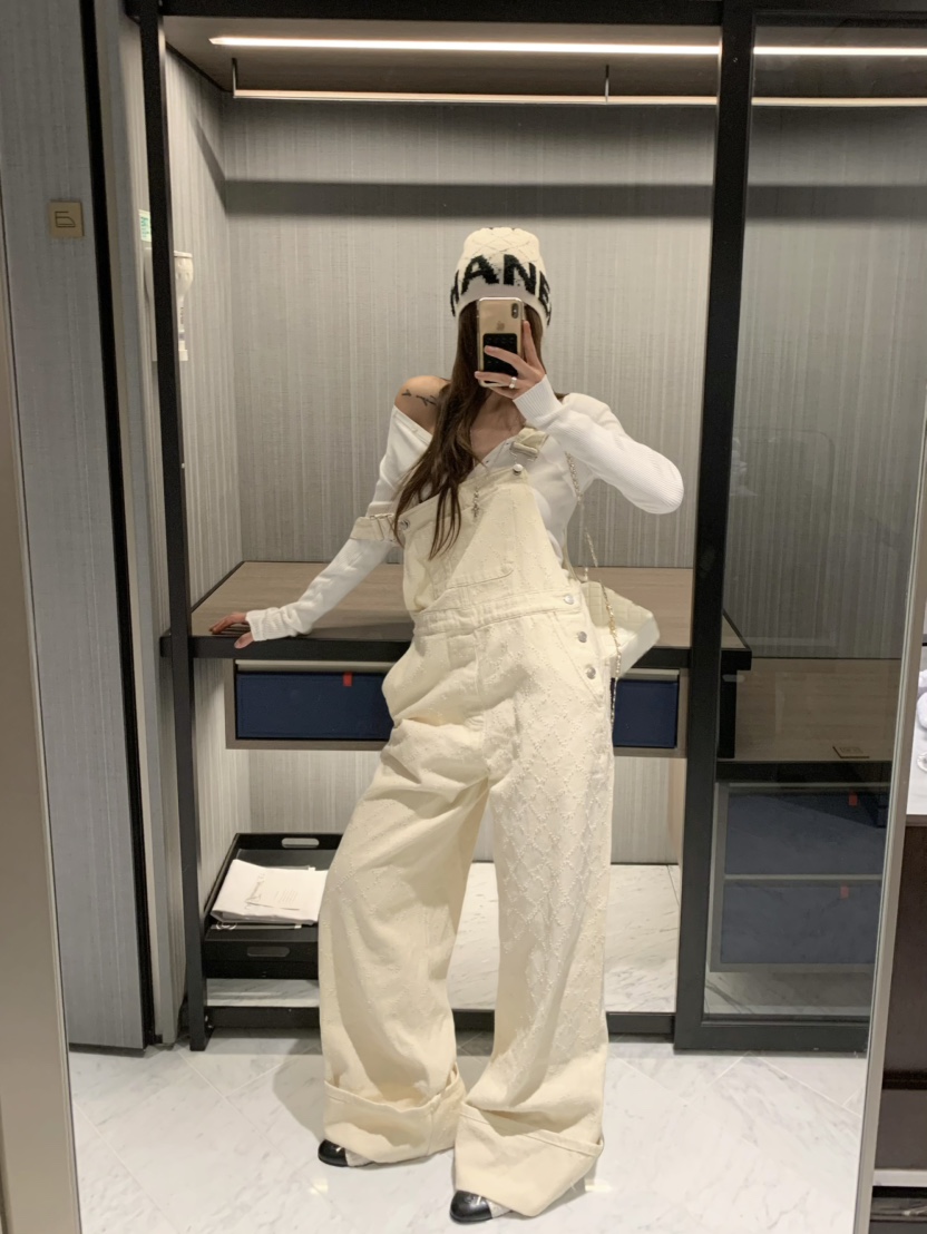 VIRKIN東大門㊣代購女裝新款時尚真品熱賣職業推薦25秋冬背帶褲VIRKIN背帶褲圖色1
