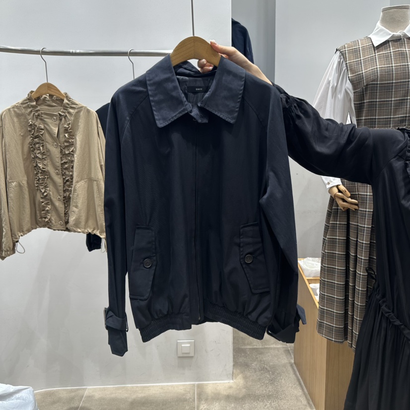 ENVY韓國代購㊣女裝新款真品時尚推薦25秋冬職業人氣休閑夾克ENVY夾克圖色2