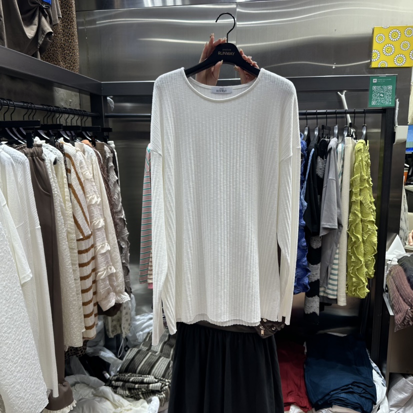 RUNWAY-런웨이東大門㊣實拍女士新款休閑25秋冬職業針織衫RUNWAY針織衫圖色2