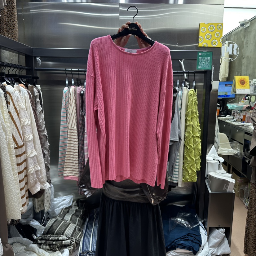 RUNWAY-런웨이東大門㊣實拍女士新款休閑25秋冬職業針織衫RUNWAY針織衫圖色3