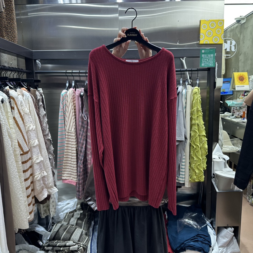 RUNWAY-런웨이東大門㊣實拍女士新款休閑25秋冬職業針織衫RUNWAY針織衫圖色4