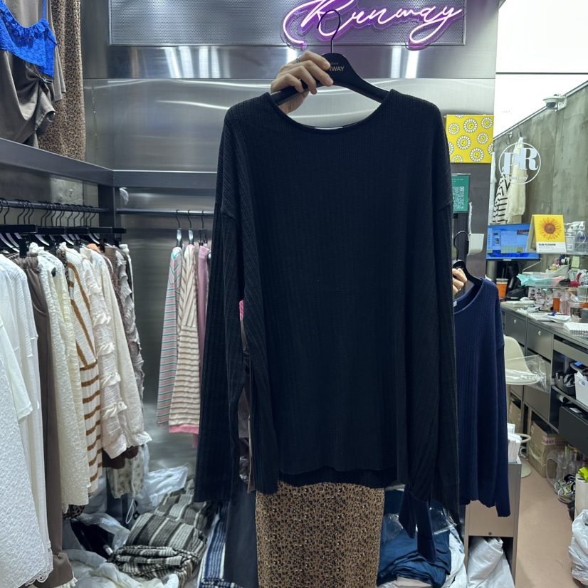 RUNWAY-런웨이東大門㊣實拍女士新款休閑25秋冬職業針織衫RUNWAY針織衫圖色5