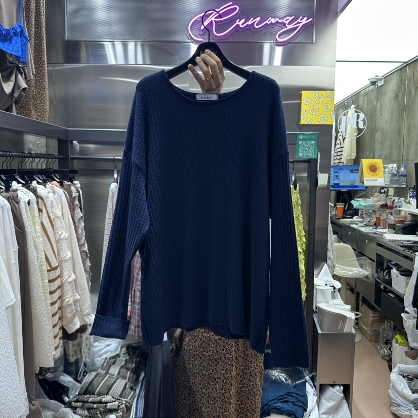 RUNWAY-런웨이東大門㊣實拍女士新款休閑25秋冬職業針織衫RUNWAY針織衫圖色6