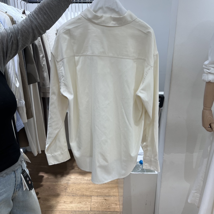 VERVEINE韓國代購㊣女士新品25秋冬襯衫蕾絲衫不含吊帶刺繡VERVEINE襯衫/蕾絲衫