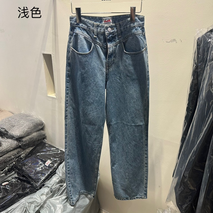 OUTFIT東大門㊣直郵女士新款熱賣休閑時尚推薦人氣職業牛仔褲OUTFIT牛仔褲圖色1