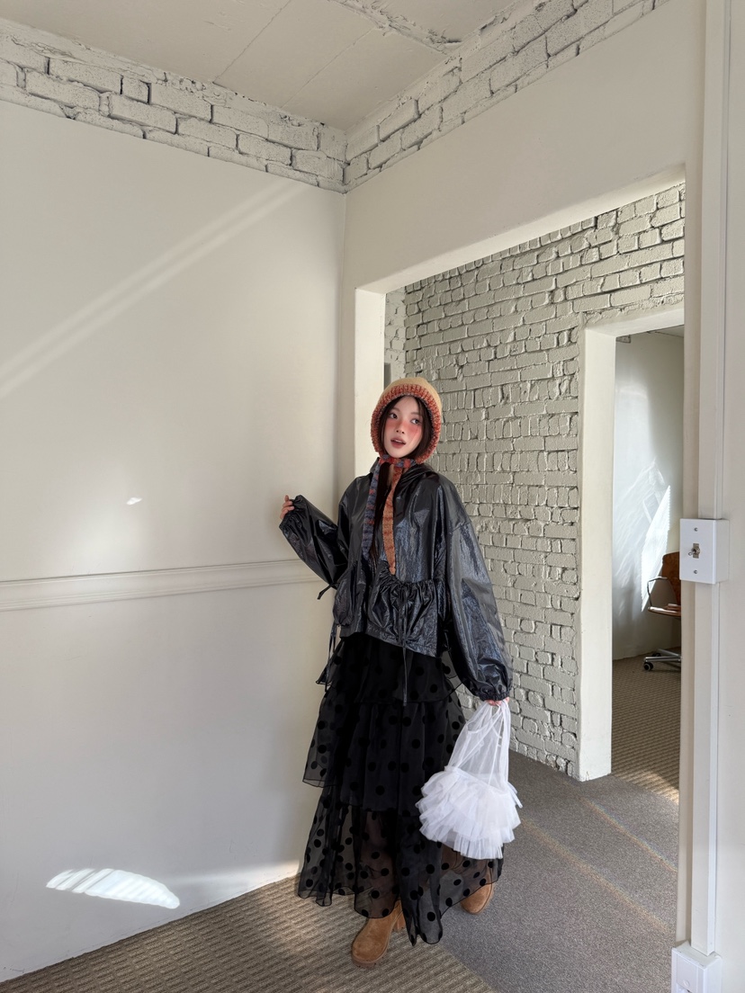 MAISONDEGLORY東大門㊣實拍女士新款25秋冬真品休閑人氣夾克MAISON DE GLORY夾克