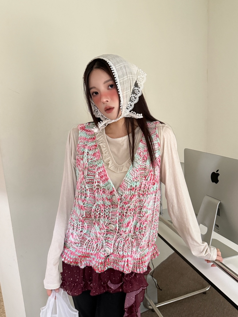 MAISONDEGLORY東大門㊣代購女士新款推薦熱賣25秋冬人氣馬甲MAISON DE GLORY馬甲