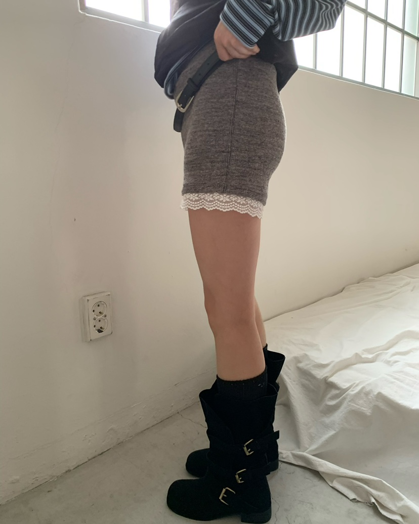 AWESOMESAUCE東大門㊣實拍女裝新款休閑時尚人氣真品職業短褲AWESOME SAUCE短褲