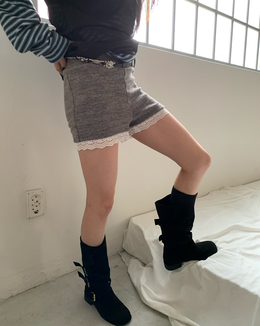 AWESOMESAUCE東大門㊣實拍女裝新款休閑時尚人氣真品職業短褲AWESOME SAUCE短褲