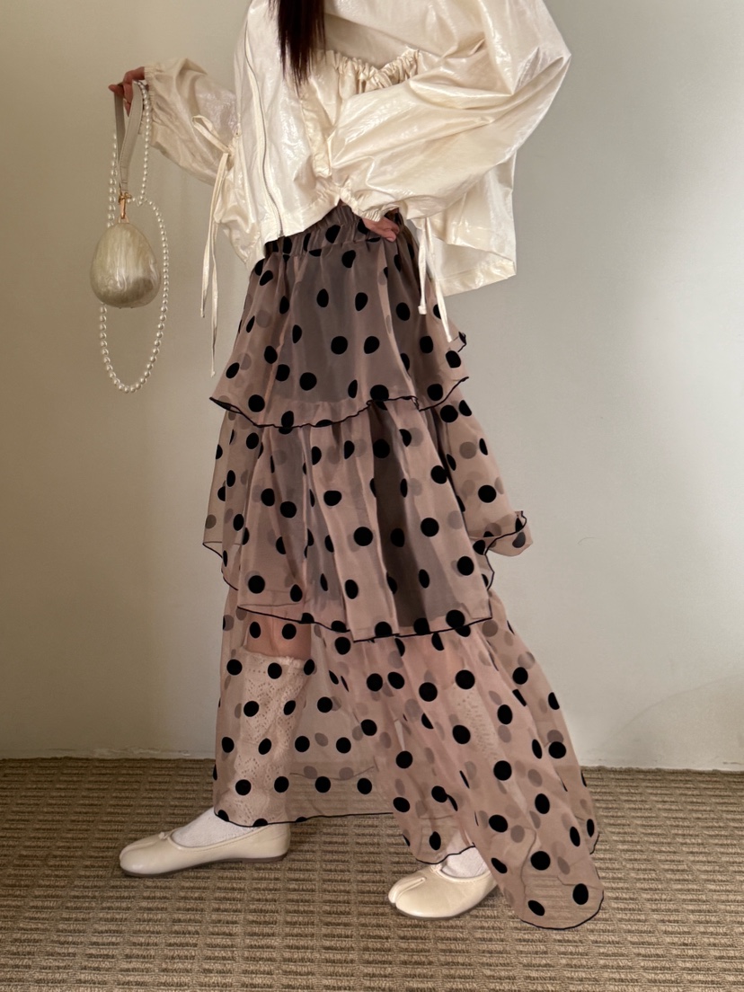MAISONDEGLORY東大門㊣實拍女士新品推薦人氣25秋冬長裙歐根紗MAISON DE GLORY長裙