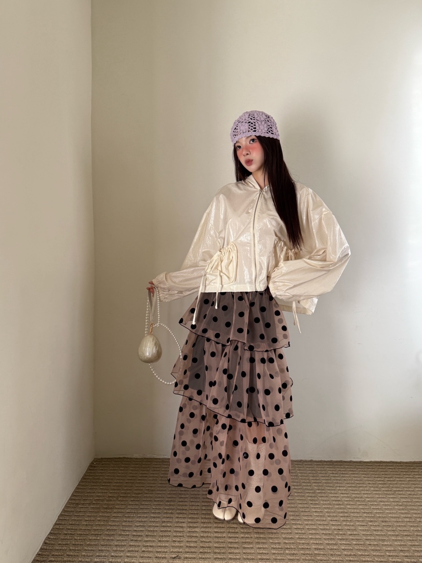 MAISONDEGLORY東大門㊣實拍女士新品推薦人氣25秋冬長裙歐根紗MAISON DE GLORY長裙