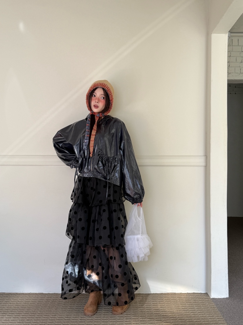 MAISONDEGLORY東大門㊣實拍女士新品推薦人氣25秋冬長裙歐根紗MAISON DE GLORY長裙