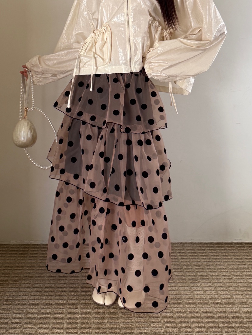 MAISONDEGLORY東大門㊣實拍女士新品推薦人氣25秋冬長裙歐根紗MAISON DE GLORY長裙圖色1