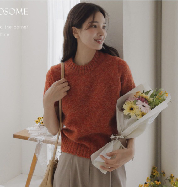 BLACK NOTE韓國代購㊣女裝新款熱賣25秋冬休閑職業時尚針織衫BLACK NOTE針織衫