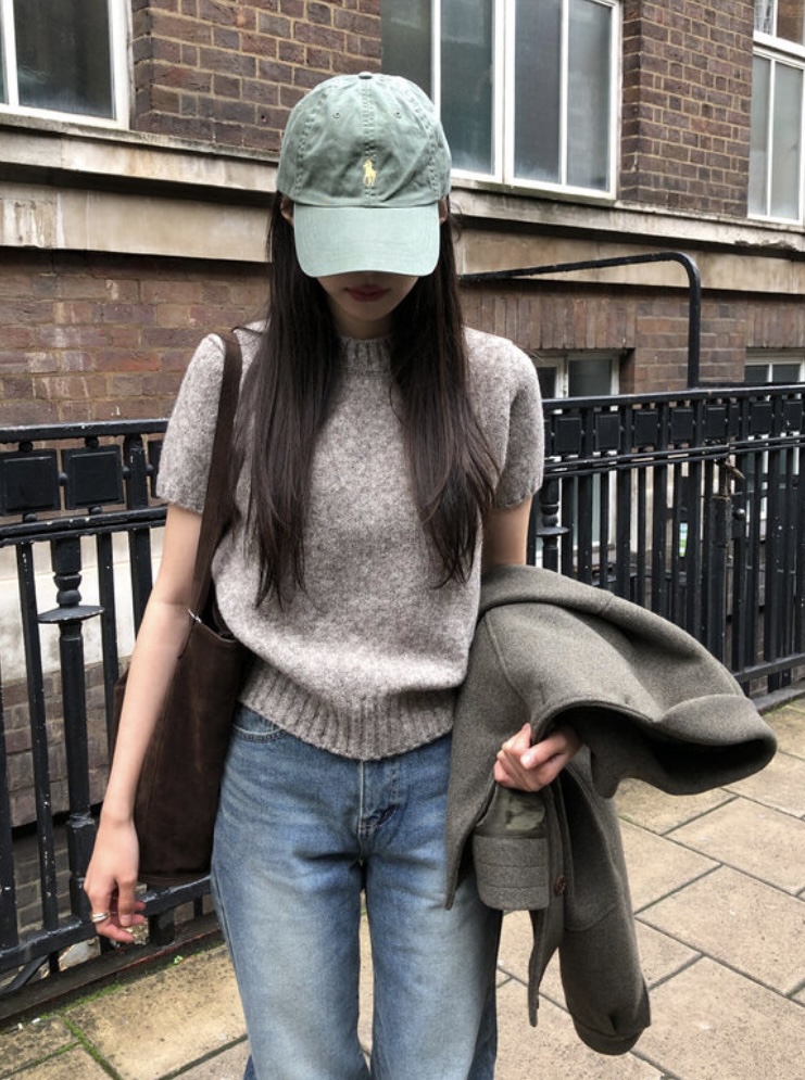 BLACK NOTE韓國代購㊣女裝新款熱賣25秋冬休閑職業時尚針織衫BLACK NOTE針織衫